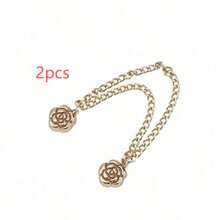 Magic Pants Cuffs Anti-Dragging Pants Too Long To Shorten Adjustment Buckle Fixed Clip Waist Buckle Dragging Pants Detachable Chain Magnetic Buckle Magnetic Buckle Chain - A - View 16