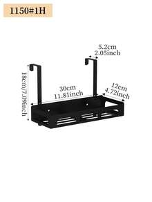 Estantería colgante para puerta, estante de puerta de varias capas, almacenamiento colgante, ahorro de espacio, adecuado para despensa de cocina y almacenamiento de especias, diseño de fácil instalación, sin perforación, estantería multifunción de cocina - Gancho para colgar detrás de la puerta - Ver 13