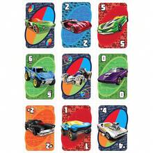 Mattel Hot Wheels UNO 配對卡牌遊戲,包含 112 張 Hot Wheels 設計卡牌,遊戲之夜,適合 7 歲及以上兒童的禮物 - BGG53 - 查看 7