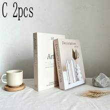 Foldable Fake Book Decor Nordic Home Magazine Decorative Book Sample Room Villa Study Simple Realistic Book Prop 2/3pcs - Decor Book - View 15