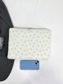 Laptop Case Solid Color Minimalist Luxury Multi-Size Laptop Tablet Storage Bag Computer Bag - Mint Green - View 4