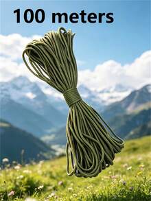 Cuerda de rescate multiusos para exteriores con núcleo de 7 hilos, camuflaje multicolor, 5/10/50/100m/pieza, cuerda de escalada, línea de vida de emergencia para tienda de campaña, cuerda de tracción de paracaídas, cuerda para tejer pulseras, cuerda colgante, camping, picnic, tendedero, cuerda para mascotas, cuerda DIY duradera - Paracord - Ver 13