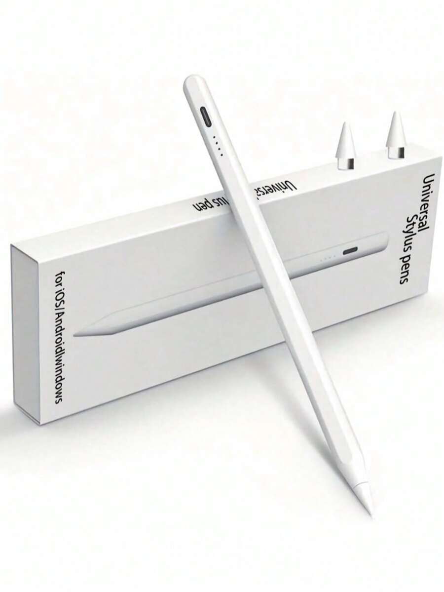 1pc Universal Capacitive Stylus Pen, Active Touch Capacitive Pen For Phone And Tablet, Compatible With Android And Apple , Precise Touch, Smooth Writing, High-End Capacitive Pen (Not Compatible With Resistive Screen And Electromagnetic Screen Tablets) - Multicolor - View 1