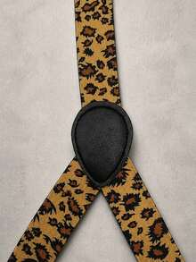 Men's 2.5cm High Elasticity Suspenders - Ginger - View 4