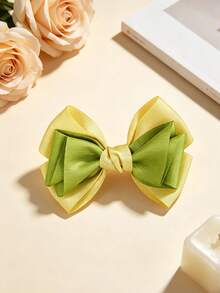 6PCS Multi-Color Multi-Layer Bow Hair Clips, 6 Colors Combination, Suitable For Daily Wear, Perfect Gift Choice - Multicolor - View 8