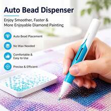 1pc Automatic Diamond Painting Bead Applicator, Diamond Painting Tool Set, Wax-Free Automatic Bead Picker, Comfortable Grip Design, Ergonomic Diamond Painting Pen, Suitable For Adult DIY Crafts, Halloween And Christmas DIY Tools, Applicable Scenes Include Home Decor (Autumn, Christmas And Daily Styles), Office Decor, Girls Birthday Decor And Bedroom Wall Decor - A - View 4