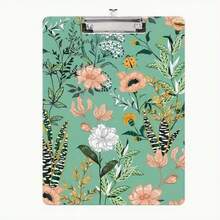 1pc Fashion A4 Size Acrylic Clipboard Folder Decorative, Suitable For Teachers, Nurses, Doctors, Cute Design - Multicolor - View 4