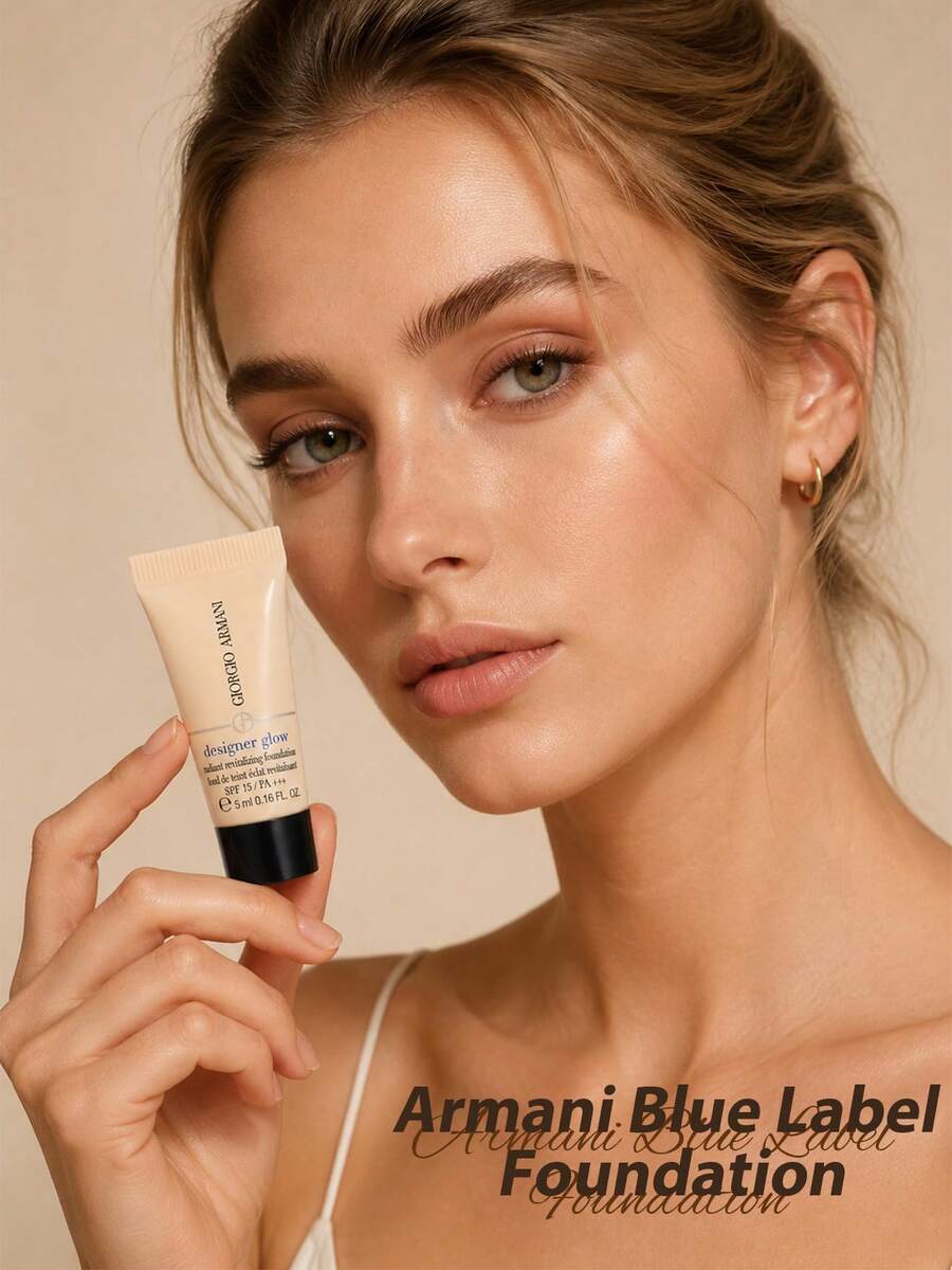 Giorgio Armani Blue Label 5ml 迷你液態粉底樣品,1號象牙色,保濕持久無瑕底妝,適合乾性肌膚 - 藍-5ml*3瓶 - 查看 1