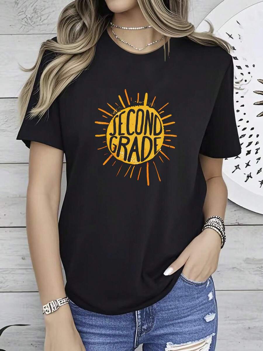 Women T-Shirts - 黑色 - 查看 1