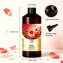 500ml Fragrance Essential Oil Refill, Suitable For Aroma Diffusers And Humidifiers, Home Air Freshener Refill Pack, Suitable For Bedroom, Living Room, Bathroom And Commercial Spaces, Stylish Bottle Design, Multiple Fragrance Options - 500ml Amber Glass Bottle Essential Oil - View 7