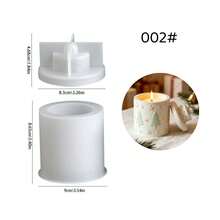 SILIKE LUFEI 2pcs Resin Silicone Molds Christmas Deer Christmas Tree Snowflake Storage Box Set Ornament Molds Suitable For Making Resin Gypsum Candles Aromatherapy Products Home Decor Display Silicone Molds - Silicone Mold - View 9
