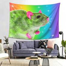 1-Piece Minimalist Design Tapestry – Aesthetic Style – Bedroom Decor – Suitable For Various Holidays – Perfect Gift – Wall Decor For Living Room, Bedroom, Office, Or Home - Multicolor - View 4