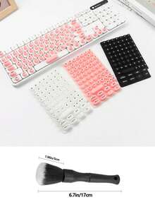 1 Set Tutup Tombol untuk Keyboard Mekanik/Keyboard Standar, Cocok untuk Alat Ketik Kuku Panjang, Stiker Ketik Seni Kuku, Stiker Tutup Tombol Silikon Transparan 3D, Perangkat Ketik Seni Kuku, Melindungi Kuku Panjang, Tutup Tombol Silikon, Stiker Keyboard, Film Keyboard Seni Kuku Universal, Cocok untuk Laptop, Komputer Desktop dan Peralatan Kantor Lainnya untuk Mengetik dan Bermain Game, Keyboard Kecil Laptop - View 11