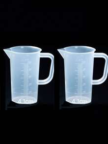 Plastic Measuring Cup Laboratory, Beaker With Handle, Transparent PP Graduated Cup, Pesticide Measuring Cup, Thickened Measuring Cup, Durable And Easy To Pour, Laundry Detergent Cup, Laundry Detergent Measuring Cup, Dispenser Cup Reusable Liquid Flexible Washable Liquid Measuring Cup, Multi-Functional Kitchen Tool For Precise Baking And Cooking Measurement, Suitable For Home, Dorm, Hotel - Multicolor - View 13