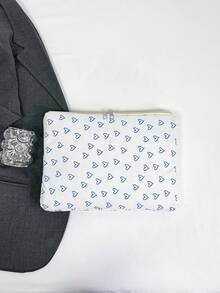 Funda de portátil de lujo minimalista de unicolor, bolsa de almacenamiento para portátil y tableta de varios tamaños, bolsa para ordenador - Celeste - Ver 2