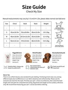 PETCIRCLE 1件寵物衣服 秋冬新款 小狗幼犬貓咪可愛風 節日氛圍毛絨聖誕披肩 - 馴鹿 - 棕色 - 查看 8