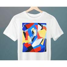 Femme Cubiste, Albert Gleizes, Unisex T-Shirt, Art T-Shirt, Cubism, Gift For Her, Gift For Him - White - View 1