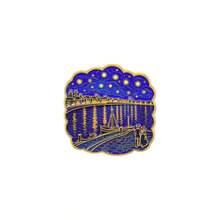 Van Gogh Starry Night Enamel Lapel Pin Badge, Suitable For Backpacks And Bags, Cool Decoration, Gift For Friends - Multicolor - View 16