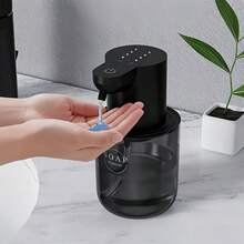 1 buah Dispenser Sabun Otomatis dengan Alas dan Sensor Inframerah, Dispenser Sabun Tanpa Sentuh, Cocok untuk Dapur, Kamar Mandi, Hotel - View 3