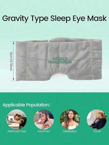 3pcs Weighted Velvet Eye Mask Set: Relieves Eye Fatigue. Made Of Lightweight And Breathable Material, Effectively Blocks Light. Perfect For Students, Office Workers And Travelers. Whether For Napping, Nighttime Rest, Home Relaxation Or Long-Distance Travel, It's An Excellent Choice. Absolutely A High-Quality Product To Improve Sleep Quality. - Multicolor - View 9