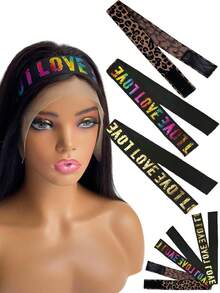 Adjustable Elastic Lace Melt Headband - Suitable For Lace Front/Closure Headbands, Wig Melt Headbands For Baby Hairstyling, Women Wig Accessories - View 2