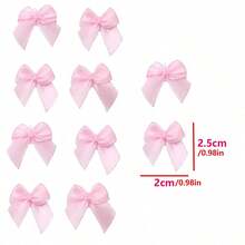 50 piezas Diademas con moño rosa para mascotas, adecuadas para accesorios de aseo y belleza de perros y gatos, decoración linda para mascotas en días festivos - Multicolor - Ver 7