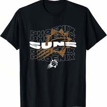 Phoenix Suns Wave Outline Team Logo T-Shirt - 款式 - 查看 1