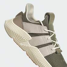 Adidas Spring/Summer Mesh Lightweight Unisex Sports Shoes, Classic Couple Training Casual Athletic Shoes ID0544 - Olive Green/light Gray/sand Brown - View 4