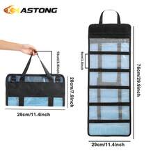 Fishing Lure Stroage Bag Covenient 6 Pocket Large Capacity PVC Heavy Duty Protective Cover Durable Fishing Bag For All Fishing Bait Trolling Fishing Lure Wraps Box For Saltwater - Multicolor - View 4