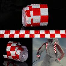 Pita Reflektif Perekat Mandiri Tugas Berat PVC Tahan Air Pita Reflektif Penanda Jalan Cocok Untuk Truk, Mobil, Trailer, Sepeda, Helm, Pakaian Serbaguna (5cm*3m) - MultiWarna - View 28