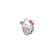SANRIO 1件裝可愛卡通三麗鷗胸針，萬聖節與聖誕節金屬徽章，Hello Kitty胸針，甜美柔美貓咪合金包包配件針 - 彩色 - 查看 5