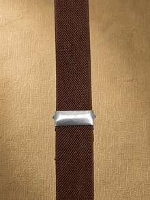 Men's High Elasticity 2.5cm Suspenders - Brown - View 5