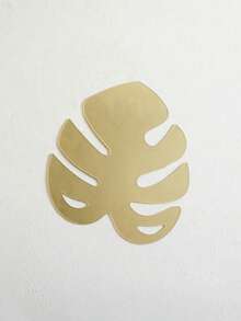 1pc Monstera Leaf Mirror Wall Decor, Gold Silver Tropical Botanical Leaf Accent With Modern Boho Design, Reflective Wall Decoration For Living Room Bedroom Bathroom Entryway Apartment Office, Plant Theme Home Decor, Modern Room Display Accent - Leaf 2 - View 10