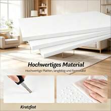 Bookshelf, Freestanding Storage Shelf, Standing Shelf, Kitchen Shelf, Storage Shelf (Shelf Only), 24 X 60 X 144 Cm - White - View 4