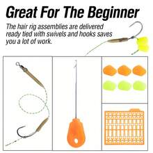 90Pcs Carp Fishing Rig Box Set Ready Tied Hair Rigs For Common Mirror And Grass Carp - CFA001 - View 7