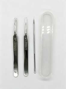 Ultra-Fine Blackhead Removal Needle, Suitable For Normal Skin, Acne Removal Tool, Elegant And Durable Design, Beauty Salon Facial Care Tool, Includes Storage Bag - Acne Removal Tool - View 7