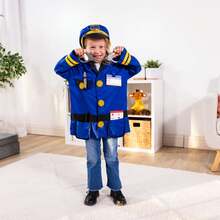 Melissa & Doug Police Uniform Set, 8-Piece Role Play Costume, Includes Badge, Handcuffs And Accessories, Suitable For Children 3 Years And Older - Police Officer Costume - View 7