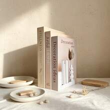 Foldable Fake Book Decor Nordic Home Magazine Decorative Book Sample Room Villa Study Simple Realistic Book Prop 2/3pcs - Decor Book - View 2
