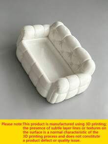 Khay đựng trang sức hình sofa nhỏ - lưu trữ bàn trang điểm hoàn hảo cho bông tai, dây chuyền, v.v. - khay để chìa khóa lối vào: tiện lợi để đặt chìa khóa và thẻ ra vào khi vào nhà - trang trí bàn làm việc: phù hợp cho bàn văn phòng - Một kích thước phù hợp với tất cả - Xem 12