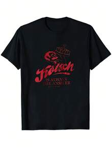 Men T-Shirts - 黑色 - 查看 1