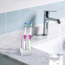 Luxury Stainless Steel Toothbrush Holder, Couple Toothbrush Storage Box, For Bathroom Use - Multicolor - View 3