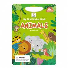 Forest Wildlife Jelly Sticker Book, Immersive Scene Recreation, Baby Nature Science Enlightenment Game, Develop Logical Thinking - Green - View 2