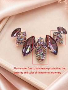 Fashionable Feather Rhinestone Personalized Brooch Accessory - Brooch - View 7