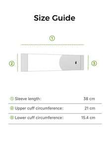 Beneunder Women's High-Elasticity Sun Protection Arm Sleeves ES005 - Black - View 5