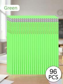 6/12/30/60/120/240 支客製化刻名與 Logo 鉛筆，馬卡龍色 HB 木質鉛筆附橡皮擦，生日婚禮個性化禮物，大宗教室辦公室美術用品學生必需品，開學季，送給老師的禮物 - HB鉛筆(三角桿) - 查看 23