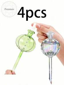 2/4/8pcs Cactus-Shaped Automatic Watering Spikes, Automatic Slow-Release Plant Watering System, Automatic Watering System, Indoor/Outdoor Gardening Tools, PVC Material, Automatic Watering Device, Drip Irrigation, No Electricity Required, Suitable For Succulents And Fresh Flowers, Plastic Watering Balls, Large Capacity, Narrow Mouth Design Extends Watering Time, Essential For Indoor/Outdoor Potted Plants In Spring And Summer - White - View 15