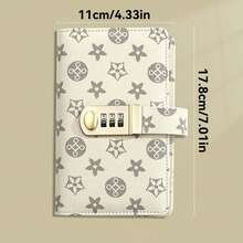 A6 Lockable Notebook, 50 Sheets/100 Pages - Waterproof, Magnetic, Legal Size, Blank - Budget Tracking, Cash Diary, Financial Planning, Password Protected Savings Challenge Notebook, Savings Plan, Bi-Weekly Savings Plan, 10,000 Savings Plan, Savings Strategy, Back To School - Multicolor - View 6