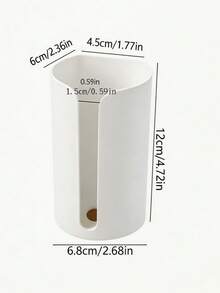 Creative Glue‑Free Wall‑Mounted Garbage Bag Organizer, Practical Kitchen Plastic Bag Dispenser Storage Box, Convenient Household Holder For Storing And Dispensing Reusable Grocery Plastic Bags - Multicolor - View 5