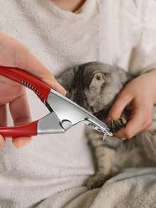 Pet Nail Clippers With Nail File, Professional Stainless Steel Dog & Cat Nail Trimmer With Safety Guard, Spring-Loaded Claw Cutter And Ergonomic Non-Slip Handle For Small, Medium & Large Pets - A - View 1