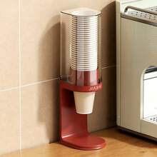1pc Paper Cup Holder, Home Coffee Cup Storage Rack, Water Dispenser Base, Room Decor, Kitchen Storage, Suitable For Home, Office, Hospital, Gym, School, Halloween, Christmas Gift - A - View 13